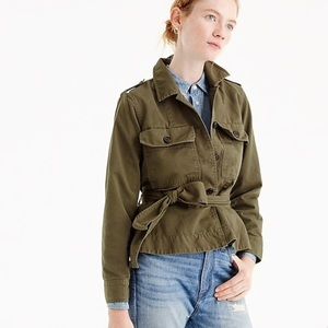 Jcrew Cropped fatigue jacket